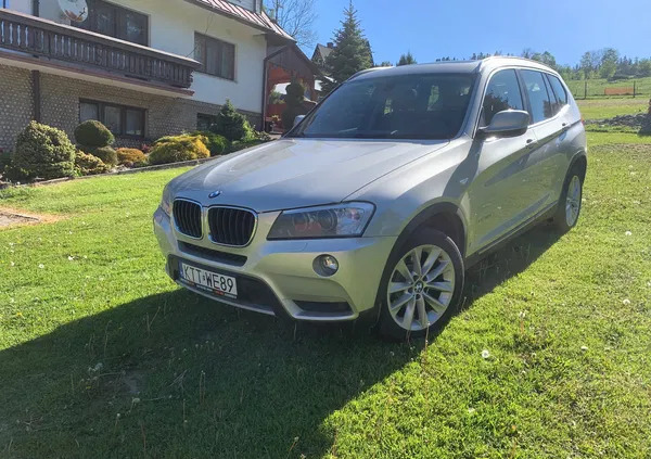 samochody osobowe BMW X3 cena 59900 przebieg: 170000, rok produkcji 2013 z Krynki